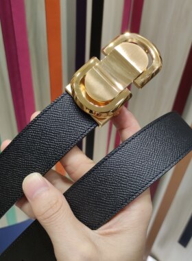 女士韩版五金扣牛仔风皮带