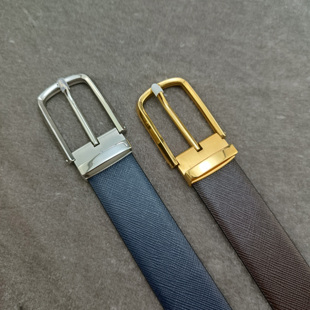 男士皮带DIY防过敏外贸腰带扣头带身8字扣头3.2不锈钢打孔带实拍