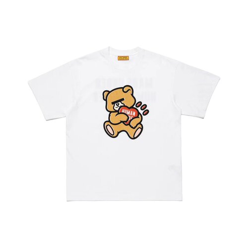 HUMAN MADE 联名款 FW26 小熊印花图案圆领短袖T恤 男女同款