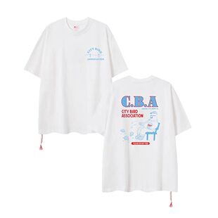 BEAMS JAPAN 红绳 定番富士山印花纯棉圆领宽松夏季短袖T恤男女潮