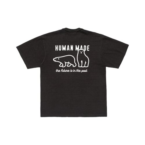 HUMAN MADE SS26 爱心贴片背面图案圆领短袖T恤 男女同款