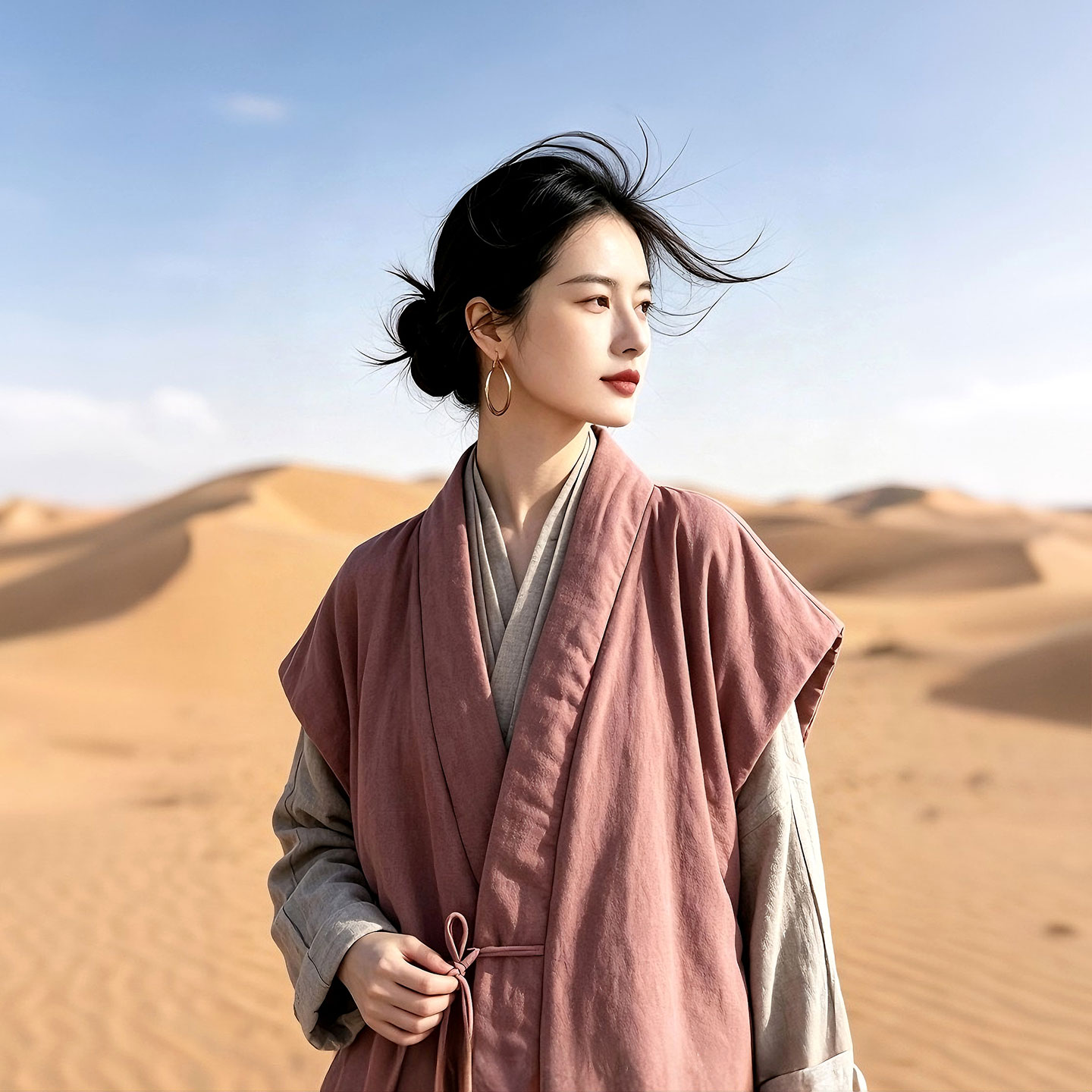 新中式苎麻马夹女秋冬国风斜襟系带禅意宽松短款棉麻无袖坎肩外搭