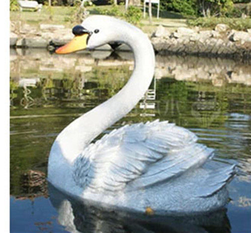 天鹅摆件浮水鸳鸯动物雕塑户外花园别墅装饰庭院假山水池婚庆道i.