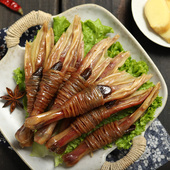 安徽宣城特产鸭脚包腊味风干鸭爪鸭翅鸭肠鸭心三宝 水阳香和