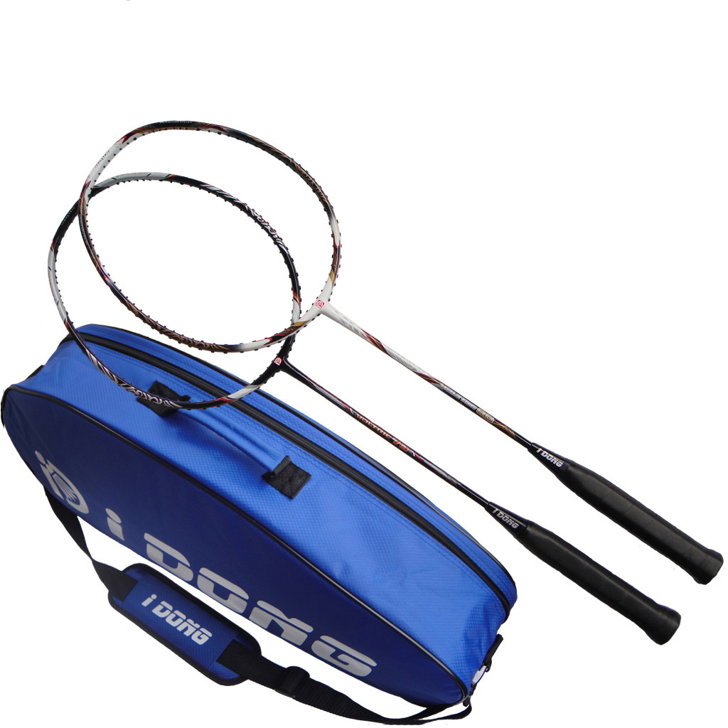 2折爱动vt80 vt70 高碳羽毛球拍 买球拍送球包