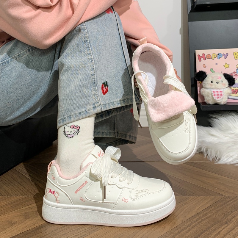 回力棉鞋女加绒板鞋女款二棉鞋