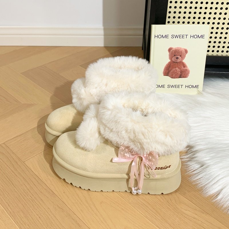 回力雪地靴加绒加厚女靴冬季爆款百搭厚底防滑增高显瘦保暖棉鞋女,女鞋,时尚雪地靴,淘宝优惠券,粉丝福利购,淘宝优惠卷