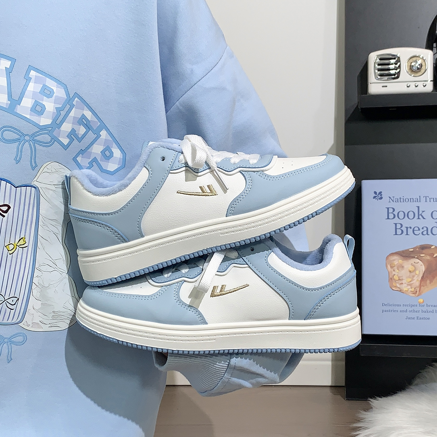 回力男鞋板鞋冬季厚底百搭二棉鞋