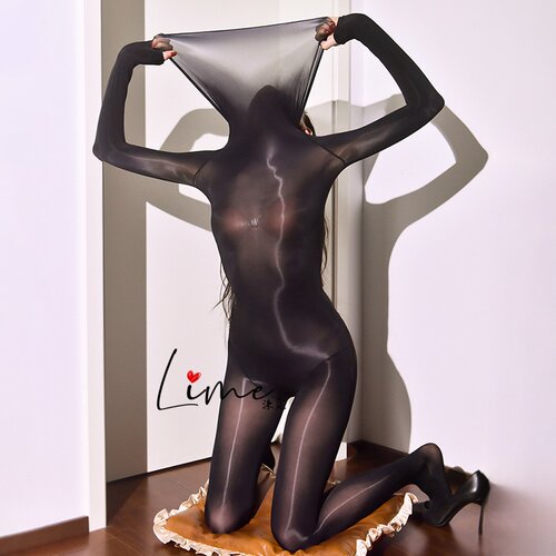 lingme无缝高叉5D全包连体衣
