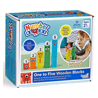 美国Numberblocks数字积木1-5益智儿童hand2mind早教数学教具玩具