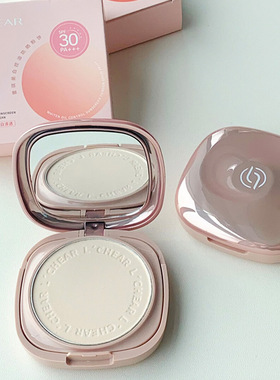 LCHEAR蕾琪新美白控油防晒粉饼遮瑕SPF30PA+++定妆不易脱细腻自然