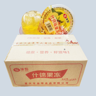 涪冠什锦果冻180gX60杯 追剧休闲家庭常备零食爽滑大杯果冻非布丁