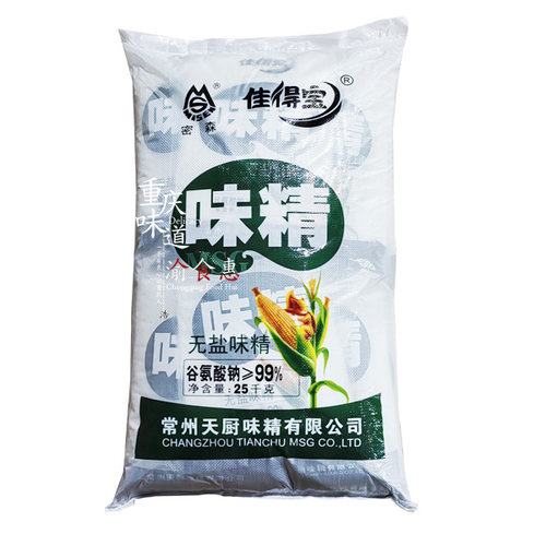 常州天厨佳得宝无盐味精2.5kgX10袋 中餐火锅重庆小面餐饮调味料