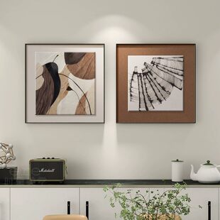 饰画抽象艺术客厅沙发背景墙挂画高级感肌理卧室画 简约现代餐厅装
