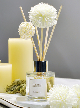 zoland酒店专用白茶邂逅英梨小苍兰挥发无火香薰藤条室内星夜樱花