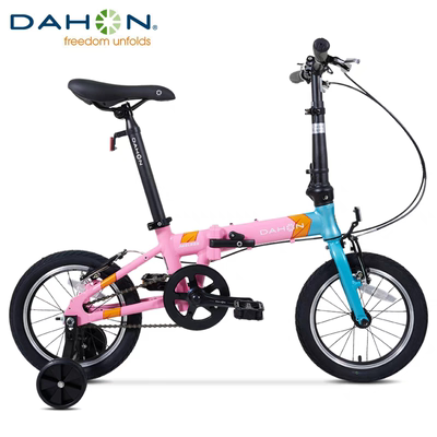 大行儿童车14寸带辅助轮4-13岁