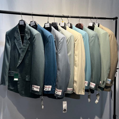 法国品牌瑕疵次品西装介意慎拍港风大码休闲复古oversize扩版西服