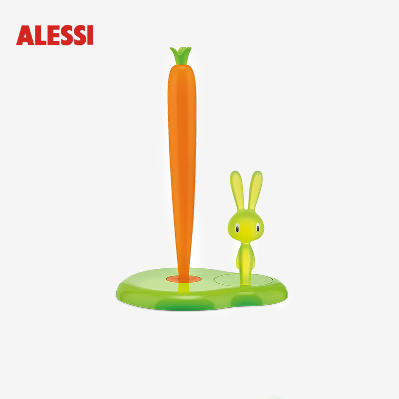 ALESSI兔子胡萝卜厨房纸巾架