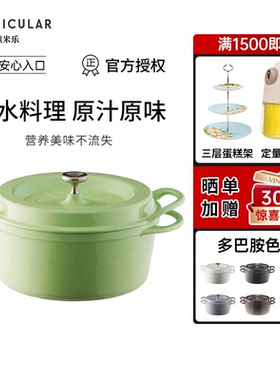 VERMICULAR唯米乐日本进口铸铁珐琅锅家用多功能彩色炒锅炖锅汤锅