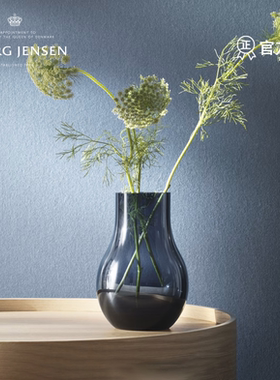 Georg Jensen 乔治杰生CAFU玻璃花瓶北欧客厅餐桌插花桌面摆件