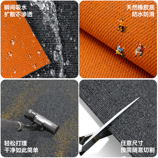 商用地毯酒店大面积门垫进门门口走廊门前垫子防水防滑入户门地垫