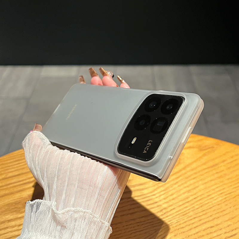 小米mixfold4手机壳新款MIX Fold3保护套超薄透明磨砂XFold2折叠屏限量版外壳MIUI简约防摔5G创意男女潮适用