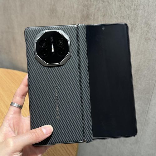 适用华为matex5秒变XT非凡大师手机壳中轴附吸新品matex5典藏版保护x6魅特X3碳纤维纹皮革创意高档男超薄外壳