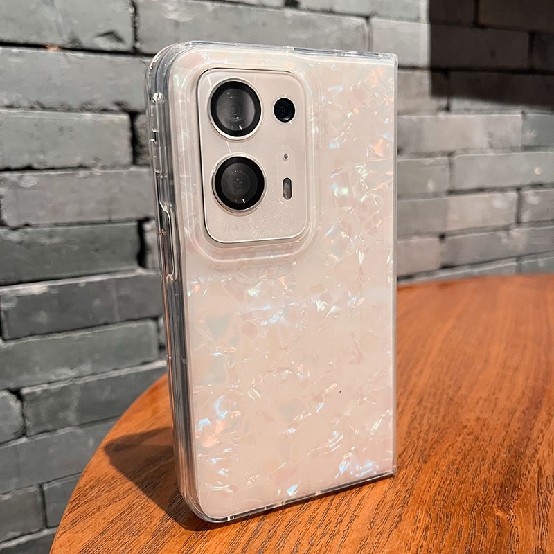 适用于OPPOfindn2手机壳findn2贝壳纹find n2折叠屏防摔硅胶软壳