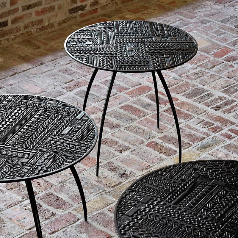 北欧茶几比利时格雕花中古复古