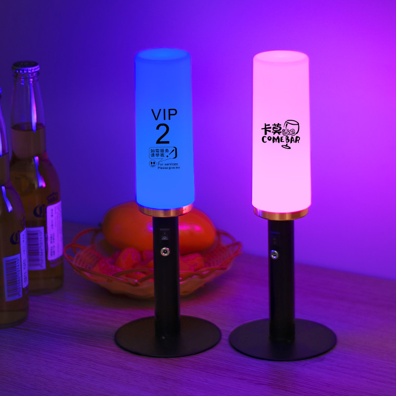 酒吧台灯led充电吧台灯创意装饰清吧ktv餐厅餐吧发光定制酒吧桌灯