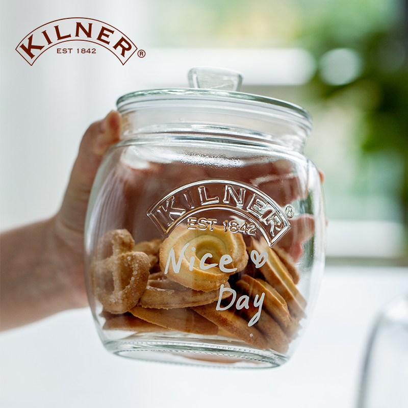 小罐子无铅玻璃储物罐英国kilner