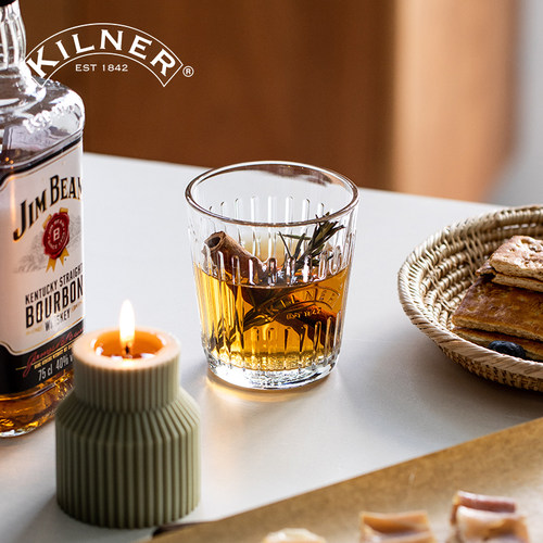 英国kilner无铅玻璃威士忌酒杯