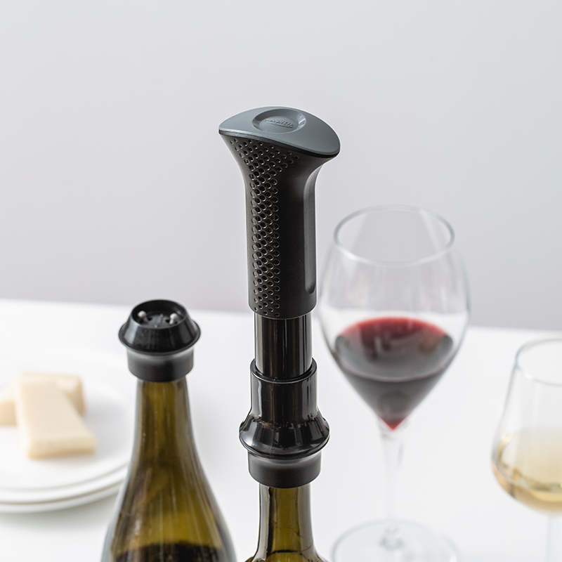 红酒瓶塞加拿大dea抽真v空封口器葡萄酒保鲜通用硅胶瓶盖密封