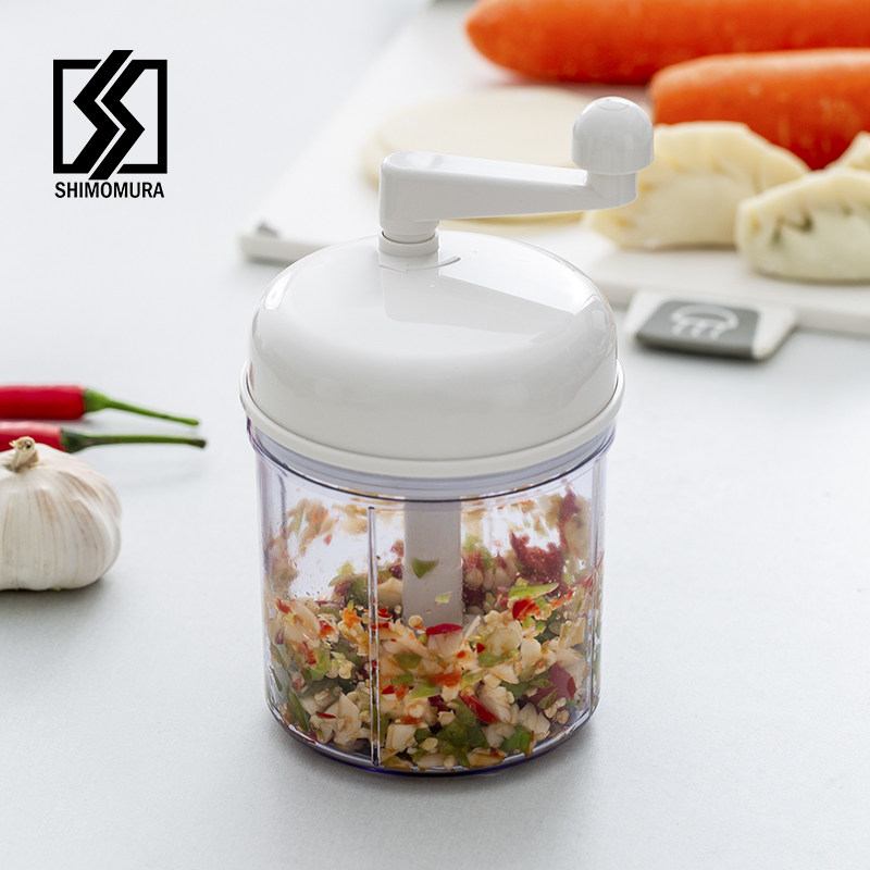 日本进口下村蔬菜搅碎机手动蒜泥神器旋转切辣椒辅食多功能绞菜机,厨房/烹饪用具,多功能切菜器,淘宝优惠券,粉丝福利购,淘宝优惠卷