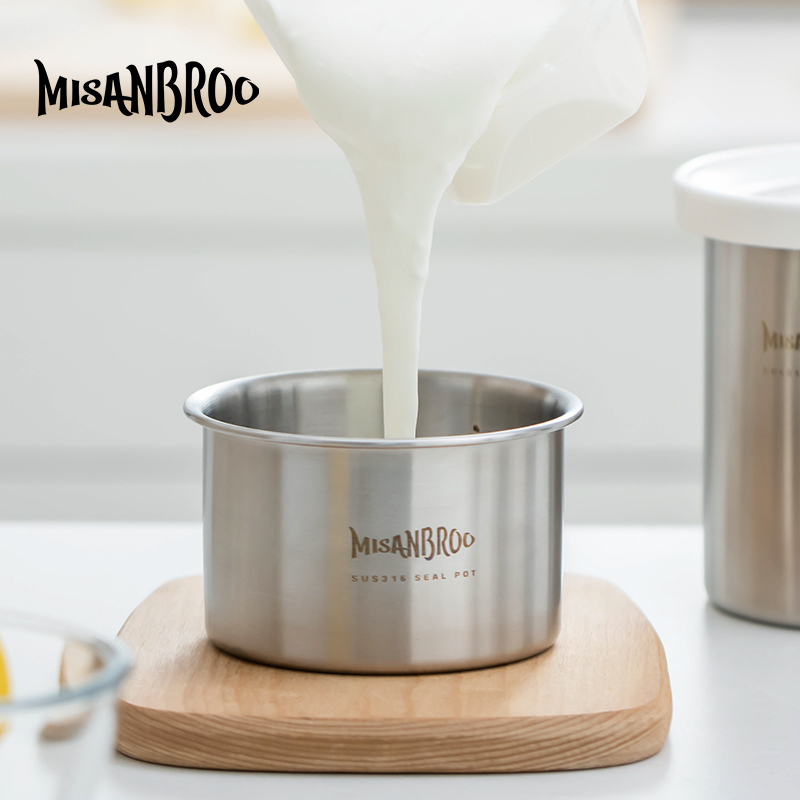 自制酸奶百香果发酵容器316抗菌