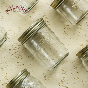 食品级无铅玻璃储物带盖便携密封罐 kilner梅森杯水果燕麦酸奶分装