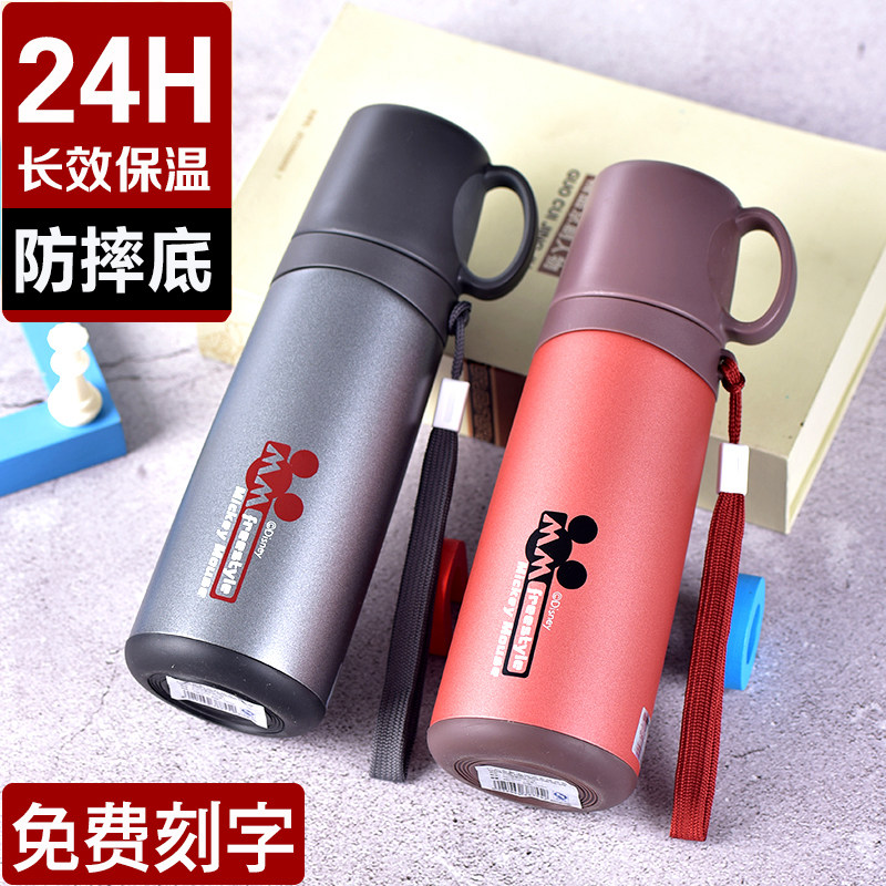 迪士尼儿童保温杯卡通杯子小容量男女便携小学生水杯304不锈钢