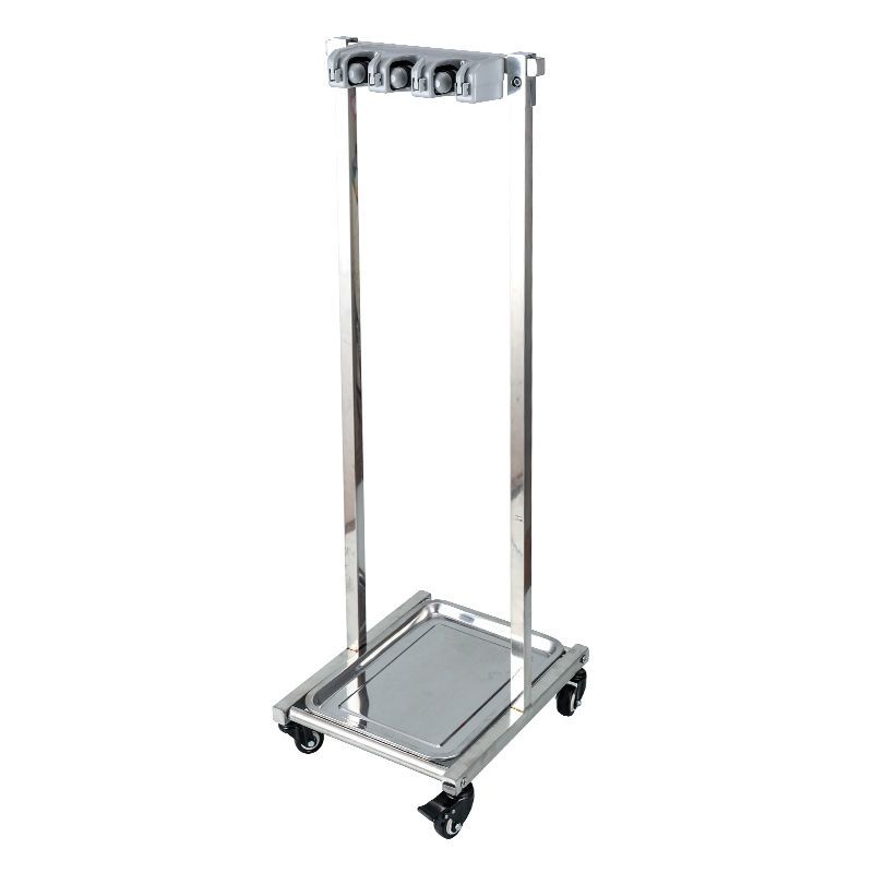 免打孔不锈钢落地式沥水移动拖把置物收纳架卫生间阳台工具挂架