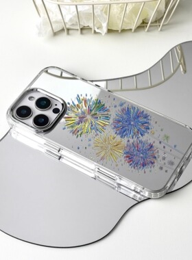 花火续昼 | So so Lab | 适用iphone16promax小米15苹果16pro华为mate70pro华为p70新款原创高级感镜面手机壳
