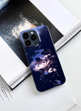 雨夜 | So so Lab | 原创个性艺术全包适用于苹果手机壳小众高级感iphone16promax新款16pro16plus防滑13mini