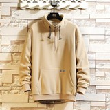 709-W517-P60春秋简约摇粒绒绣字套头上衣百搭休闲卫衣外套挂拍，女装短外套，星座709