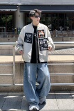709-JK29-P145单人春季新款韩版棒球领夹克，男装夹克，星座709