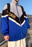 709-JK203-P65港风长袖拼色夹克开衫外套学生百搭运动服潮单人，男装夹克，星座709