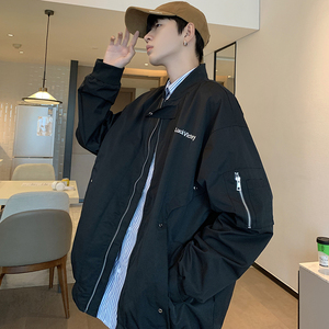 709-JK886-P80 春秋百搭美式飞行员棒球服夹克休闲宽松外套  单人图片