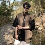 709-MJ95-P55白底春季新款休闲百搭防晒马甲，男装防晒衣，星座709