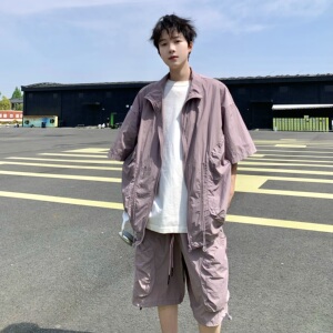 709-TZ21-P130 单人 夏季新款 休闲防晒套装图片