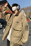 709-JK900-P110秋季宽松美式飞行员夹克工装休闲外套大码男，男装夹克，星座709