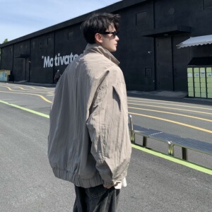 709-JK33-P135 单人 春季新款 宽松休闲纯色夹克图片