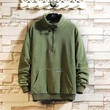 709-W517-P60春秋简约摇粒绒绣字套头上衣百搭休闲卫衣外套挂拍，女装短外套，星座709