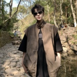 709-MJ95-P55白底春季新款休闲百搭防晒马甲，男装防晒衣，星座709